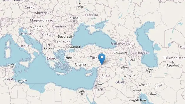 La localizzazione del terremoto in Turchia - Foto cnt.rm.ingv.it