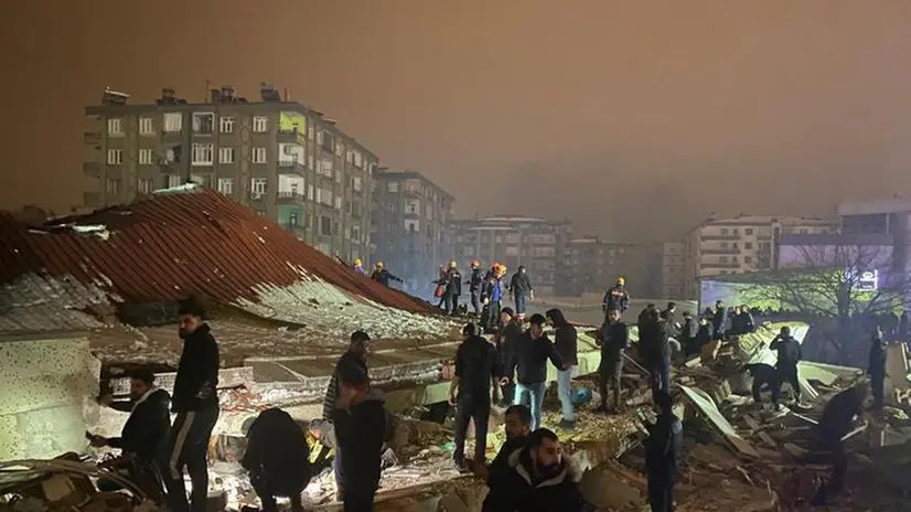 Le zone terremotate in Turchia