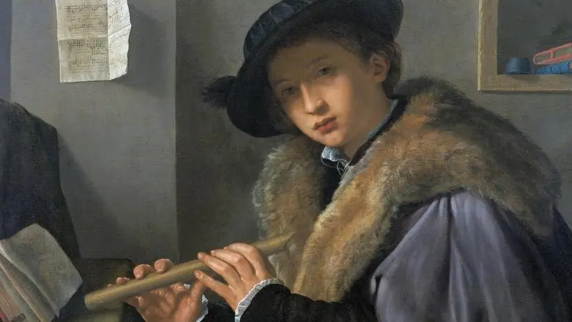 L’opera di Savoldo «Ritratto di giovane flautista» potrà essere osservata e ascoltata