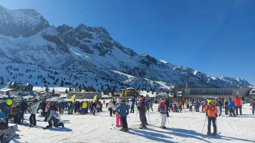 Tutto esaurito per le vacanze di Carnevale al Tonale - © www.giornaledibrescia.it