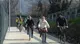 L'inaugurazione della nuova ciclopedonale in via Stretta