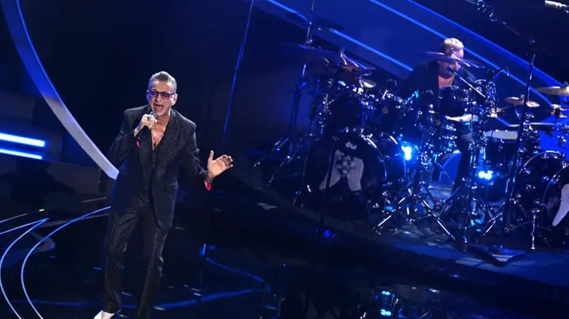 I Depeche Mode sul palco dell'Ariston