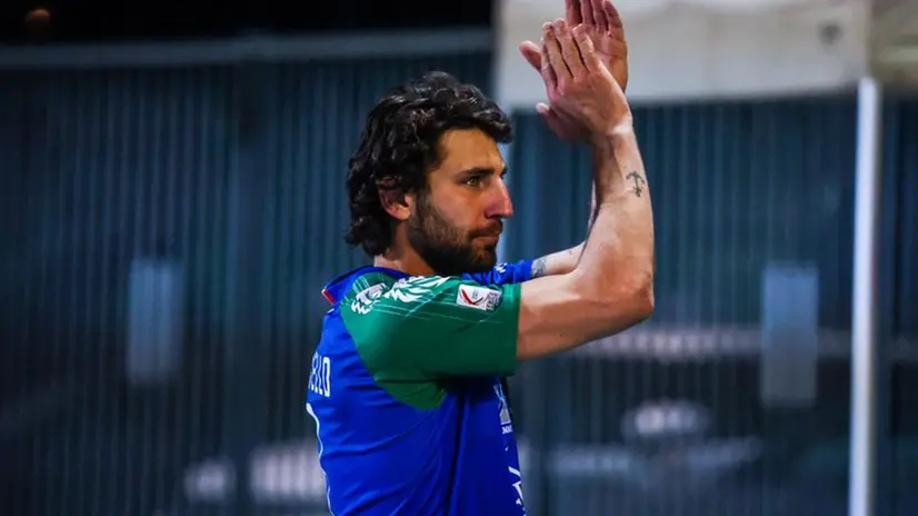 La FeralpiSalò nella sfida contro il Pordenone al Turina