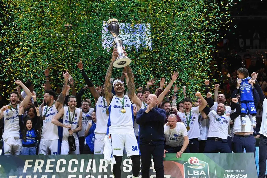 La Germani festeggia la vittoria della Coppa Italia