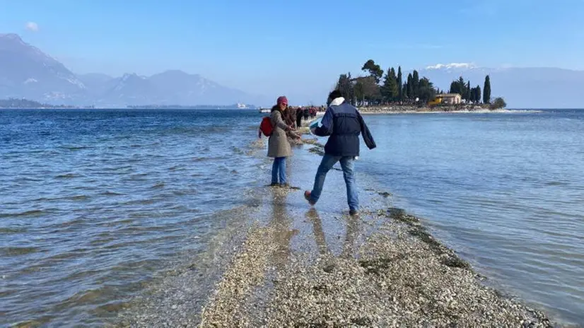 L'isola dei Conigli e i turisti