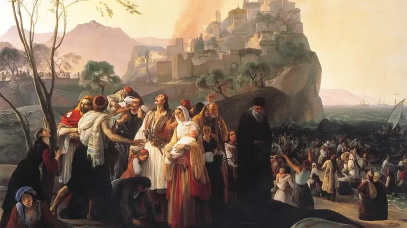 «I profughi di Parga», capolavoro della pittura storica di Francesco Hayez