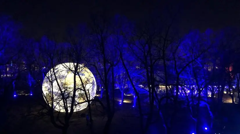 I giochi di luce in Castello per la Festa delle Luci