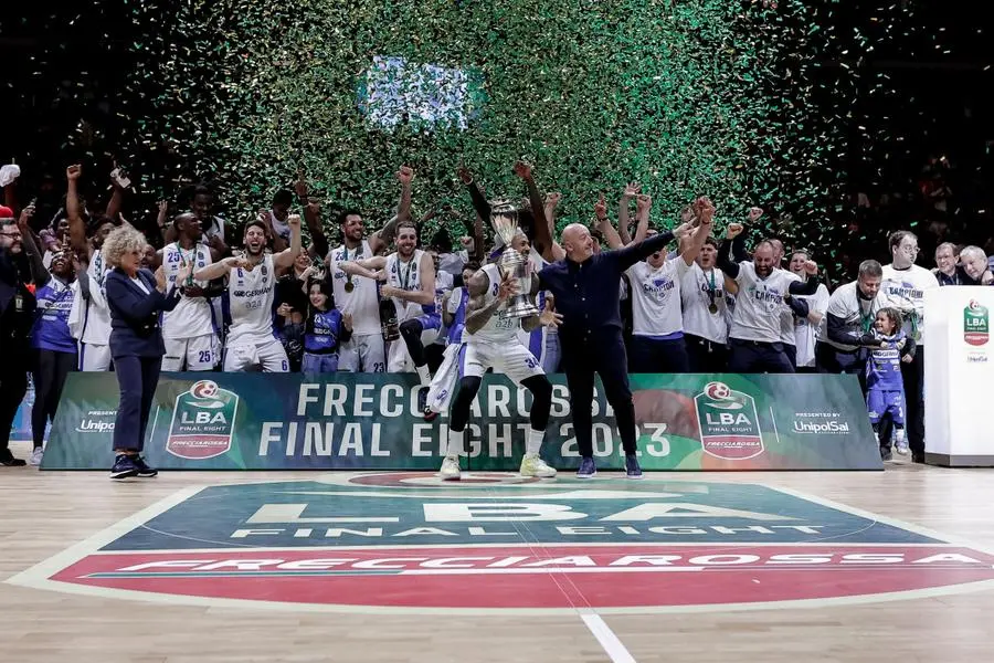 La Germani festeggia la vittoria della Coppa Italia