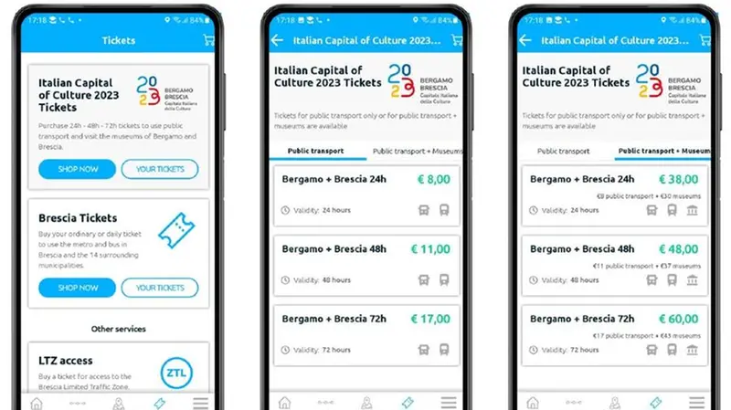 I ticket integrati sono acquistabili online - © www.giornaledibrescia.it