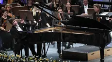 Il pianista russo Matsuev durante un'esibizione del 2019 a Londra - Foto Ansa/Epa/Robert Ghement © www.giornaledibrescia.it