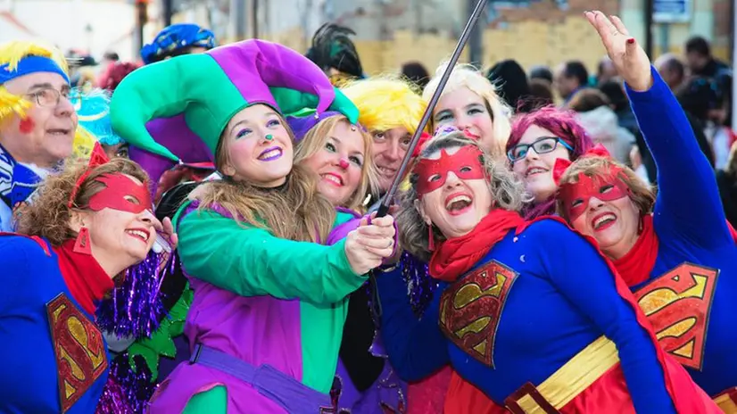 A Brescia arrivano i festeggiamenti di Carnevale. Fotografia di Quino Al.