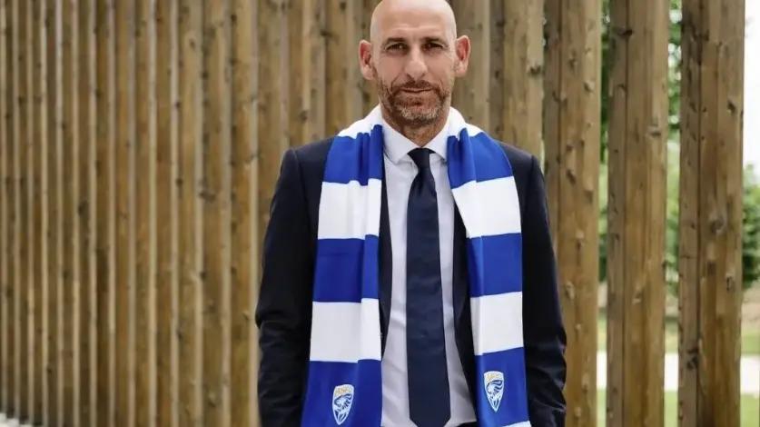 Il tecnico Davide Possanzini - Foto Instagram Brescia Calcio