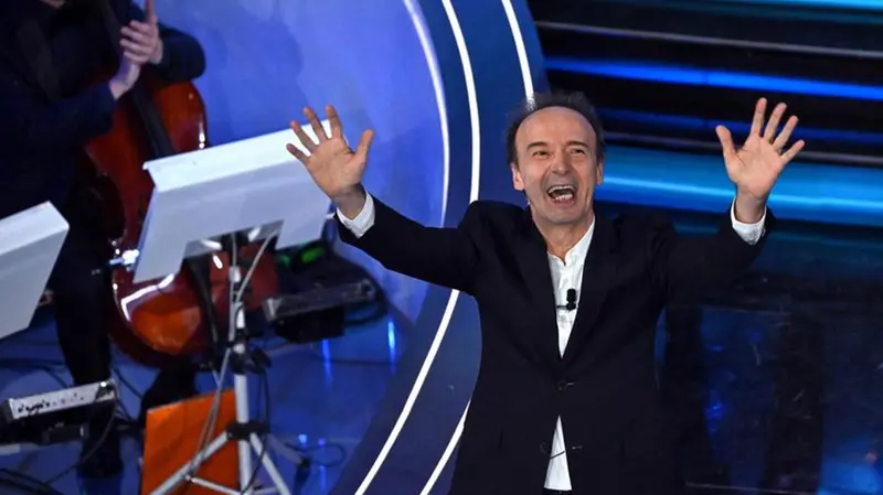 La prima serata di Sanremo con Mattarella e Benigni
