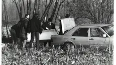 L'auto di Giuseppe Facchetti, ucciso nel 1993 a Cignano di Offlaga - © www.giornaledibrescia.it