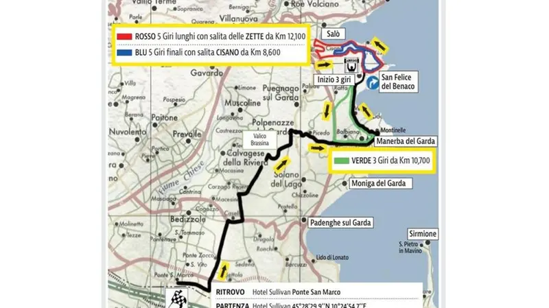Il tracciato della San Geo 2023 - © www.giornaledibrescia.it