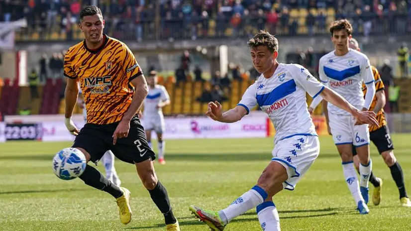 Benevento-Brescia allo stadio Ciro Vigorito