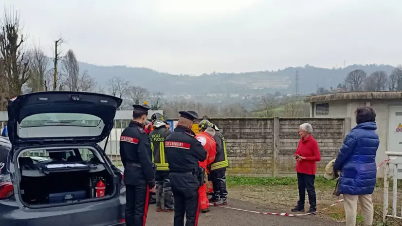 Le operazioni di soccorso a Capriolo