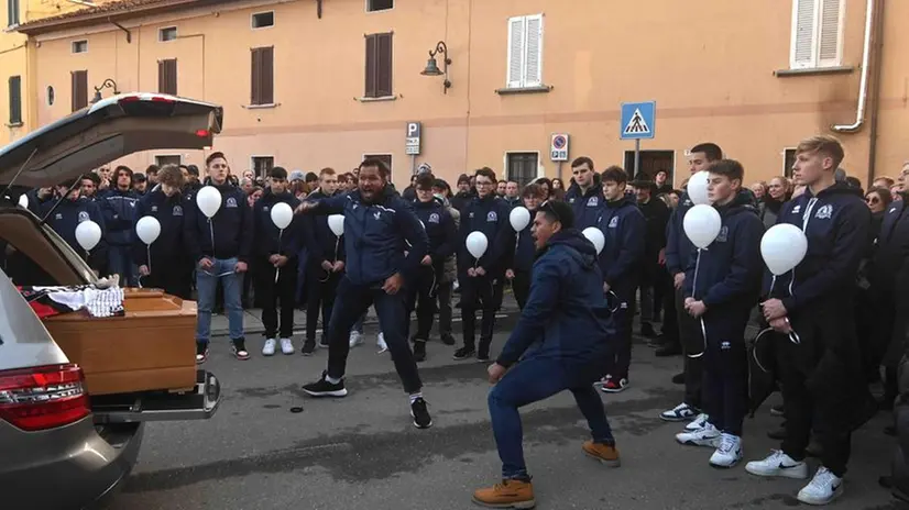 I funerali di Federico Doga a Comezzano Cizzago