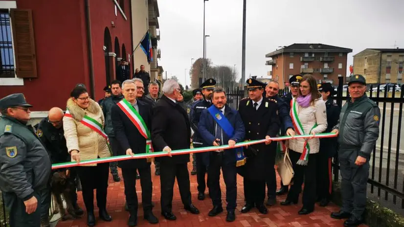 L'inaugurazione del nuovo Distaccamento della Polizia Provinciale