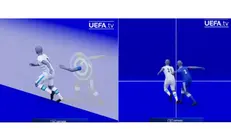 Ecco come funzionerà il «Saot» - Foto dal profilo Facebook della Uefa