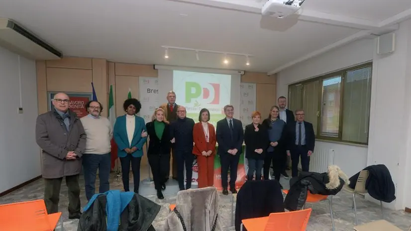 La presentazioni dei candidati della lista Lombardia democratica e progressista