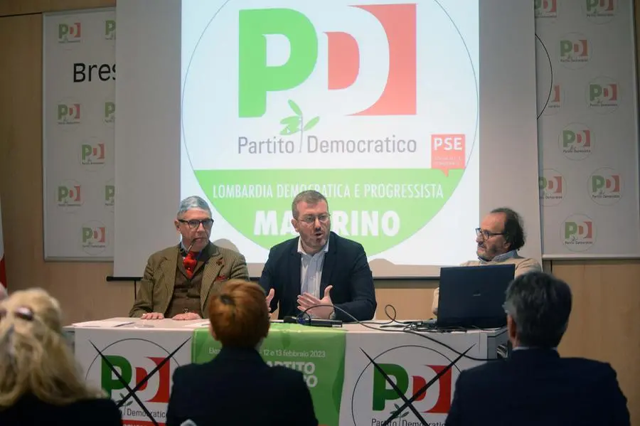 La presentazioni dei candidati della lista Lombardia democratica e progressista