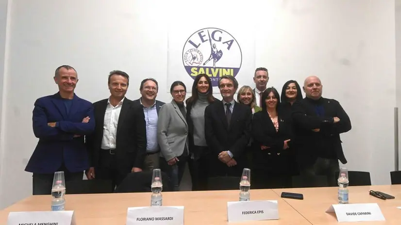 Regionali: la presentazione della lista bresciana della Lega
