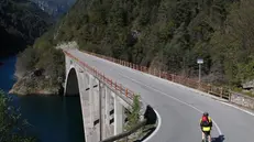 Un ponte sulla Sp 9 Gargnano-Magasa, a Valvestino