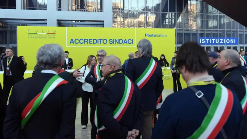 Alcuni momenti della presentazione di Poste a Roma