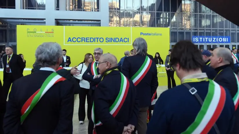 Alcuni momenti della presentazione di Poste a Roma