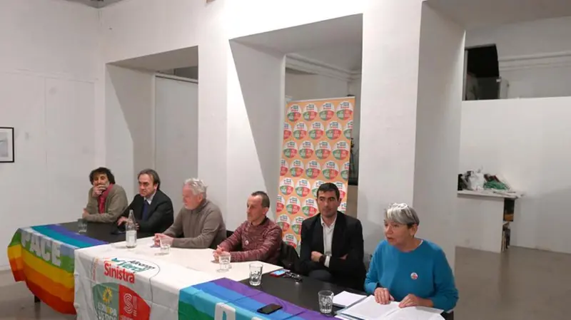 La presentazione della lista Verdi-Sinistra italiana