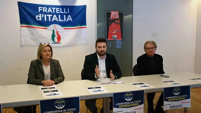 Regionali, la presentazione della lista di Fratelli d'Italia