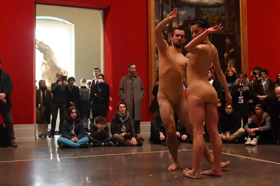 «Near life experience» di Angelin Preljocaj, nella Sala Rossa della Pinacoteca Tosio Martinengo