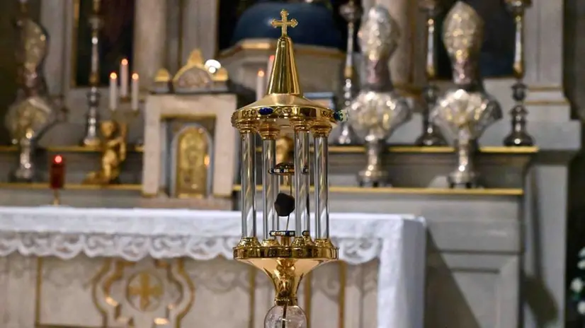 La messa in ricordo del beato Giuseppe Tovini