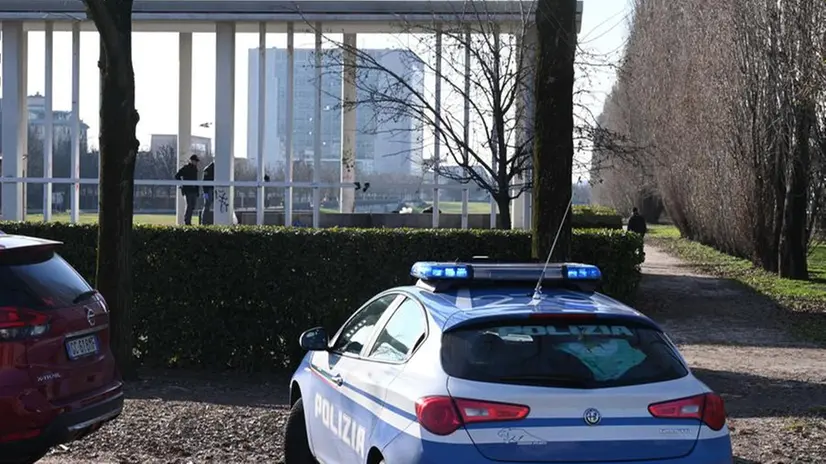 L'intervento della Polizia al parco Tarello