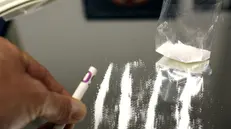 Cocaina pronta all'uso in una foto d'archivio