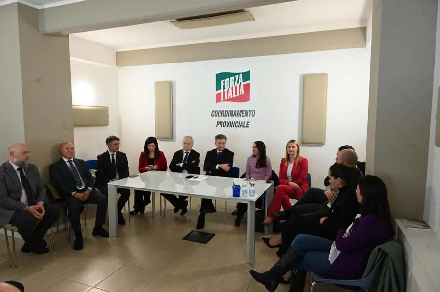 La presentazione dei candidati di Forza Italia a Brescia