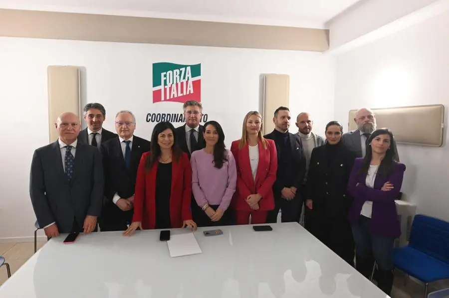 La presentazione dei candidati di Forza Italia a Brescia
