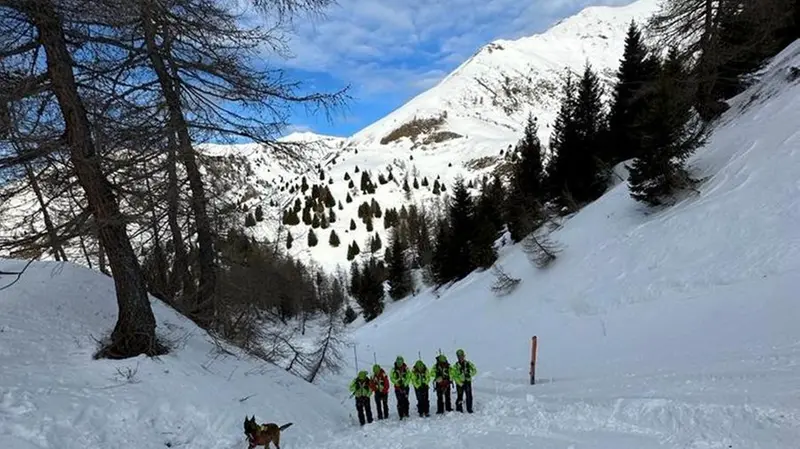 Alcune immagini della dimostrazione del Cnsas a Bazena