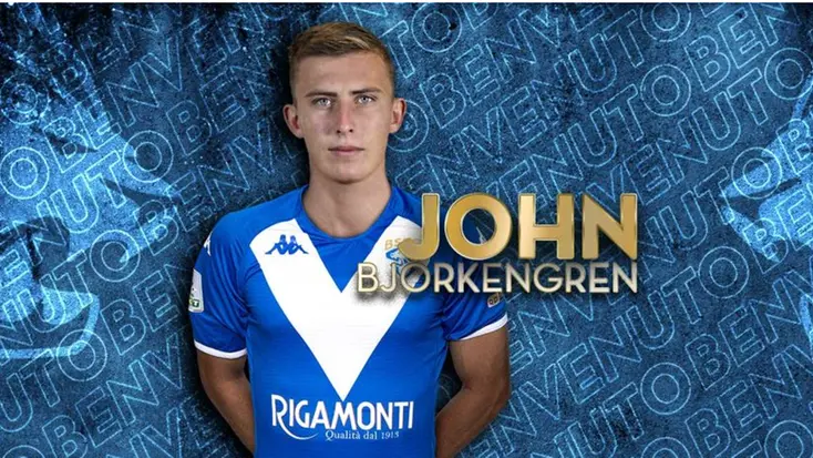 Björkengren con la maglia delle rondinelle - Foto © Brescia Calcio