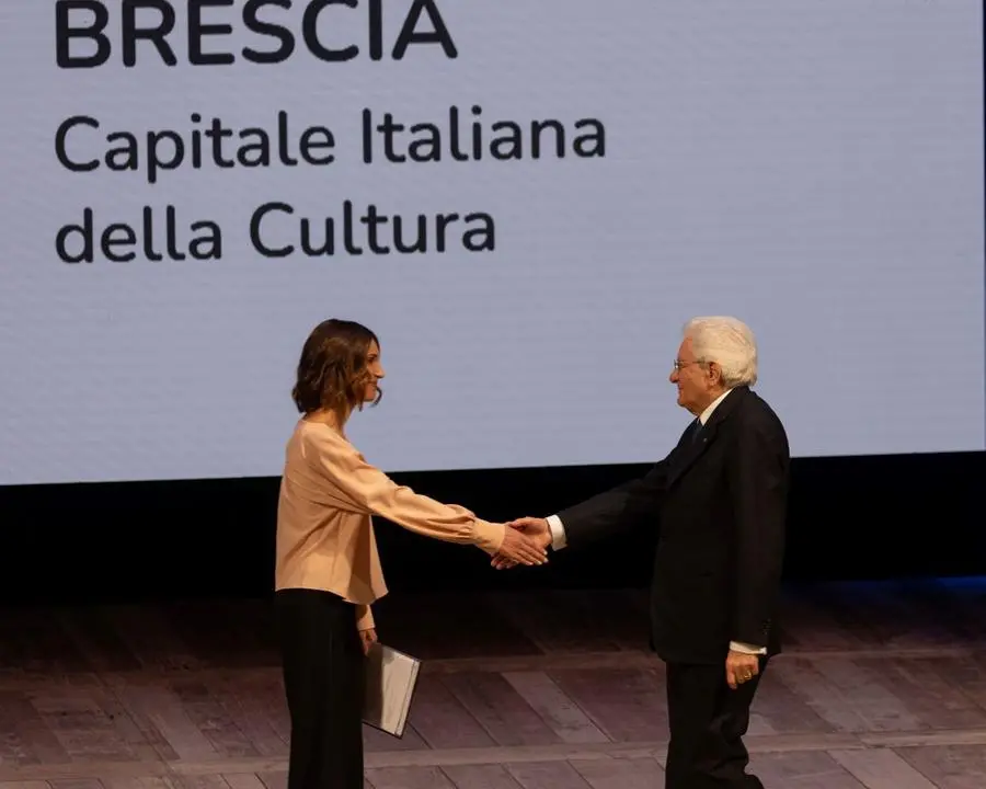 Il Presidente della Repubblica Sergio Mattarella al Teatro Grande