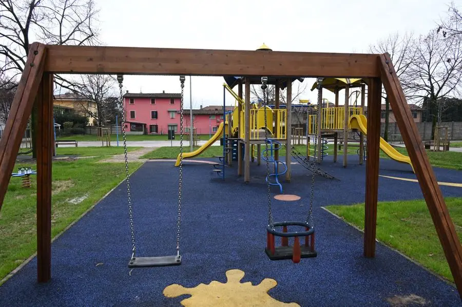 L'inaugurazione del parco di via Cacciamali