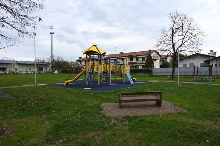 L'inaugurazione del parco di via Cacciamali