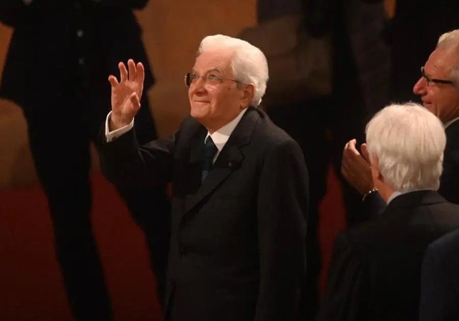 Il saluto del Presidente al Teatro Grande di Brescia - Foto New Reporter Favretto/Nicoli © www.giornaledibrescia.it
