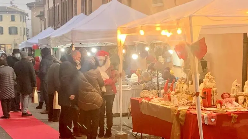 Foto di un'edizione passata dei mercatini di Natale