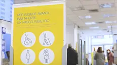 Cartello inclusione in un Ufficio Postale - Foto Poste Italiane