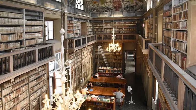 Alla biblioteca Queriniana l’incontro «Mysteria: la Queriniana, il nuovo tempio della sapienza» - Foto Comune di Brescia