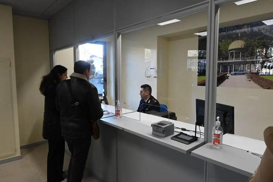 L'inaugurazione Divisione amministrativa per passaporti e immigrazione della Valcamonica