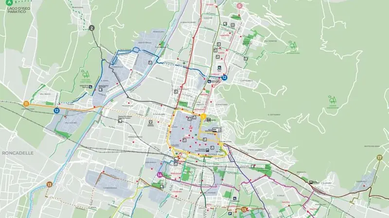 Percorsi ciclabili e tpl: la mappa di Brescia Mobilità