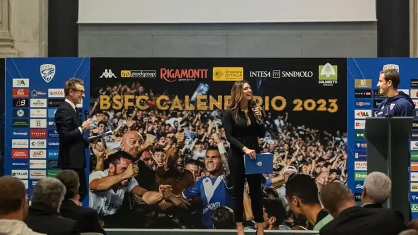 Uno scatto dalla presentazione all'Auditorium del Museo Santa Giulia - Foto Brescia Calcio